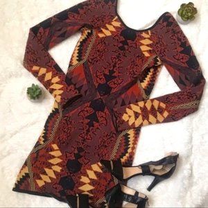 Free People Huntress of a Man Body-con Dress